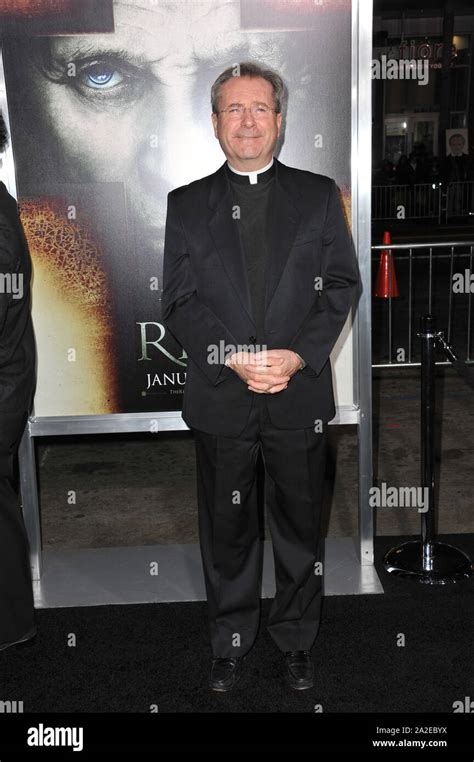 Los Angeles Ca January 26 2011 Exorcist Father Gary Thomas The Subject Of The Movie At The