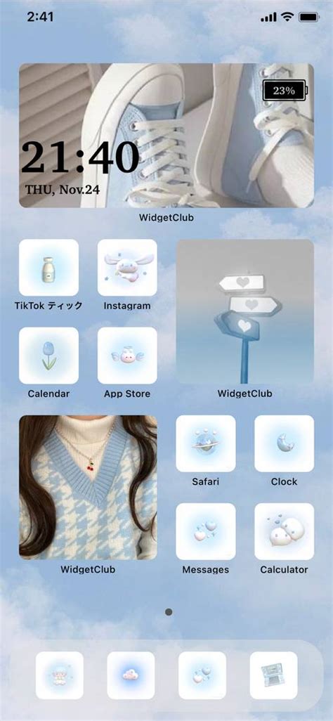 251 Blue Aesthetic Home Screen Ideas Widgetclub