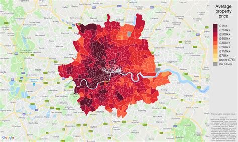 Inner London House Prices In Maps And Graphs