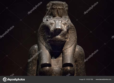 Sekhmet Lion Godddes Egyptian Gods Dead Religion Symbol Stone Statue