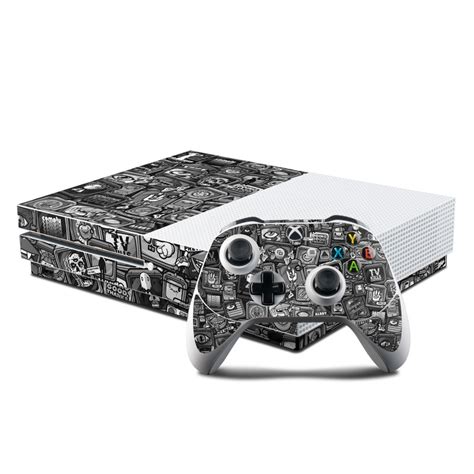 Microsoft Xbox One S Console And Controller Kit Skin Distraction