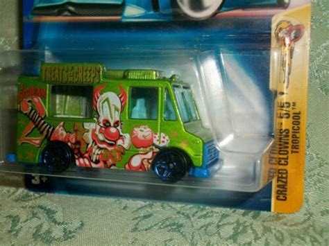 2003 Hot Wheels Crazed Clowns Tropicool Green Wblue Wheels 55 Ebay