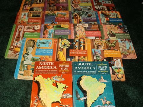 Vintage 1960 Golden Book Encyclopedia Set Missing By Kennyscrafts
