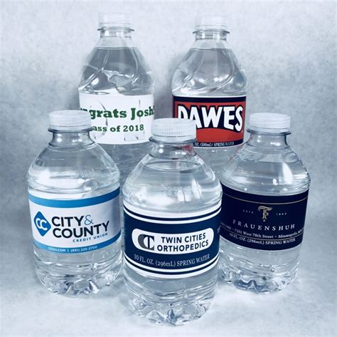 Imprinted Bottled Water For Advertising 10 Oz Promo Water Bottle