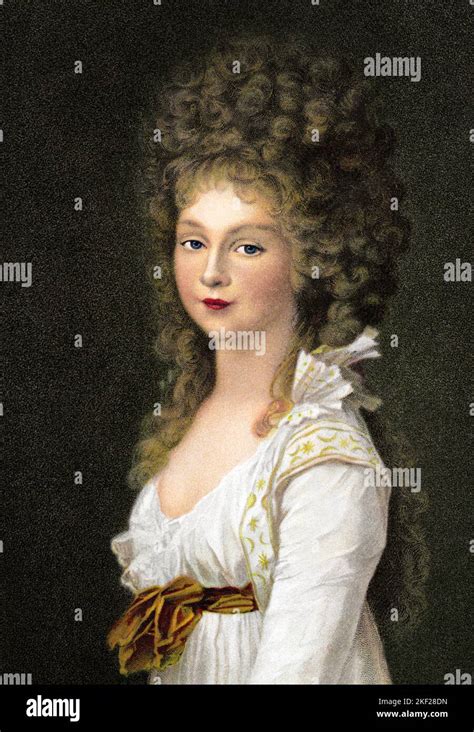 1790s Portrait Of Princess Frederike Of Prussia By Johann Tschbein