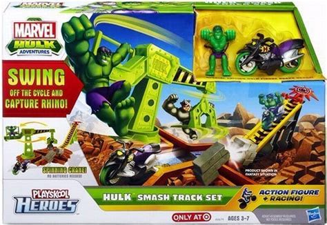 Juego Hulk Marvel Playskool Hulk Adventures Smash Track 129500 En