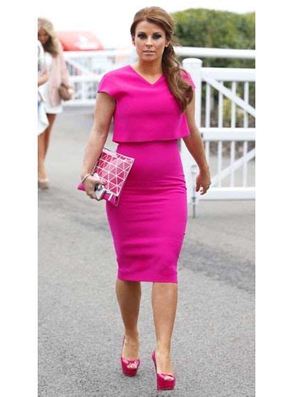 Coleen Rooney Makes A Fashionable Statement In Hot Pink At Aintree Earlier This Year Coleen