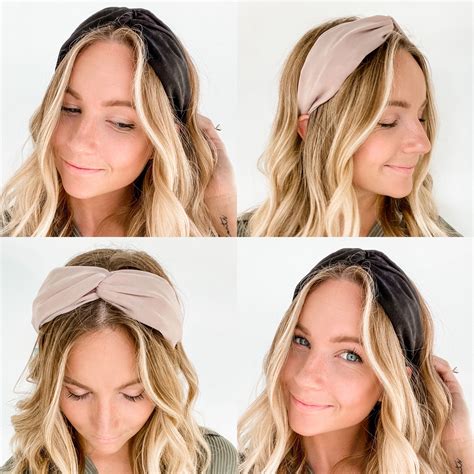 Satin Knot Headbands In 2020 Knot Headband Renee Beauty