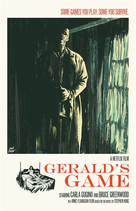 Geralds Game Poster By Matt Talbot Peliculas De Terror Libros De