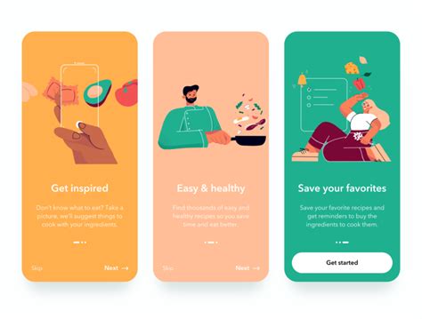 24 Examples Of Creative Illustration Use In Mobile Design Dribbble