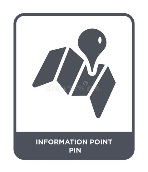 Information Point Icon In Trendy Design Style Information Point Icon