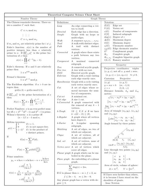 Cheat Sheet Geometry Formulas Formulas Calculus Astrophysics Dumper