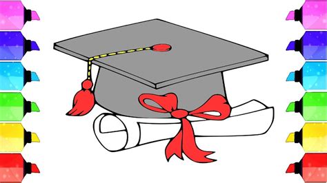 How To Draw Congratulations With Graduation Cap Drawing Extra Youtube