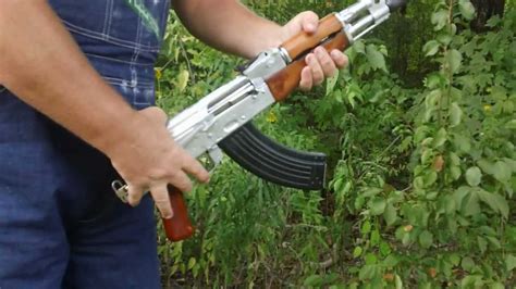 Chrome Plated Ak 47 Pistol Version Vs Zombie Apocolypse Now