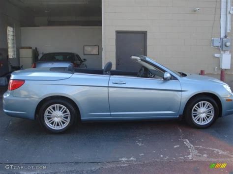 2009 Clearwater Blue Pearl Chrysler Sebring Touring Convertible