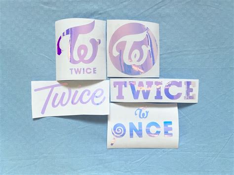 Twice Logo Vinyl Decal Sticker Etsy