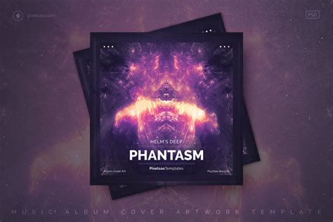 Psytrance Album Cover Psd Templates Pixelsao Templates