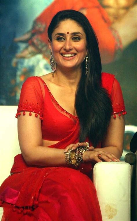 Actress Photos Actress Kareena Kapoor Hot Red Saree Photos