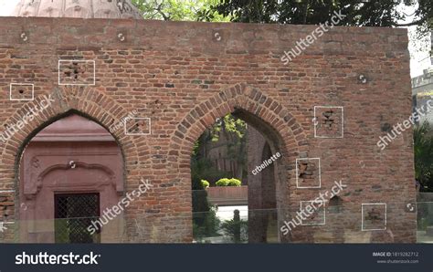 Bullet Holes Wall Jallianwala Bagh Memorial Stock Photo 1819282712