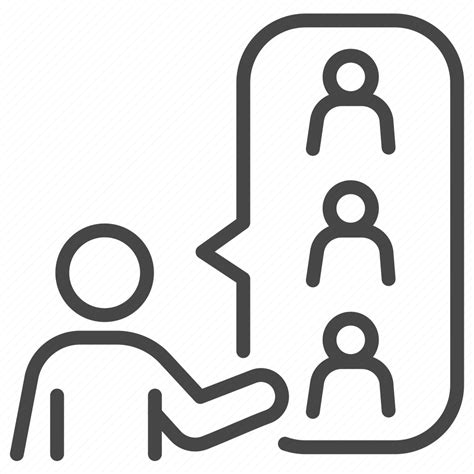 Conference Group Meeting Organization People Team Icon Download On Iconfinder