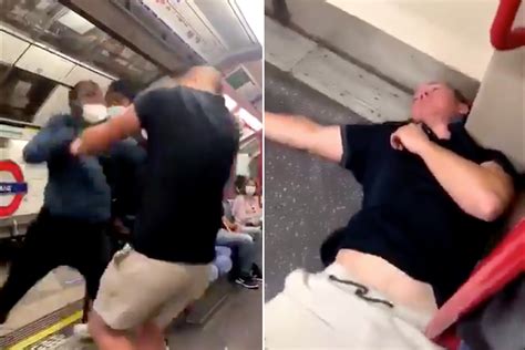 Man knocked out cold after 'racist' rant on London train: video