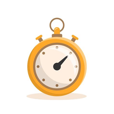 Premium Vector Stopwatch Icon Illustration In Flat Style Timer Vector