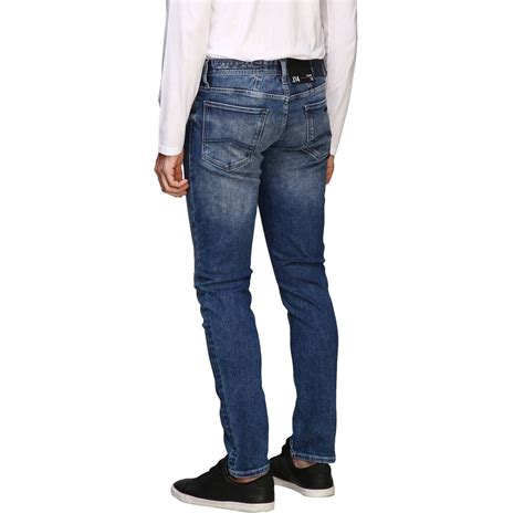 Armani Exchange Outlet Jeans In Denim Stretch Used Skinny Denim