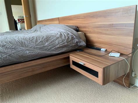 King Size Bed With Built In Bedside Tables In Liverpool City Centre