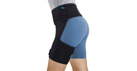 Reaqer Hip Thigh Support Brace Groin Compression Wrap For