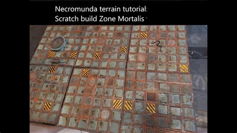 How To Make Necromunda Project Terrain Tutorial Episode 1 Scratch