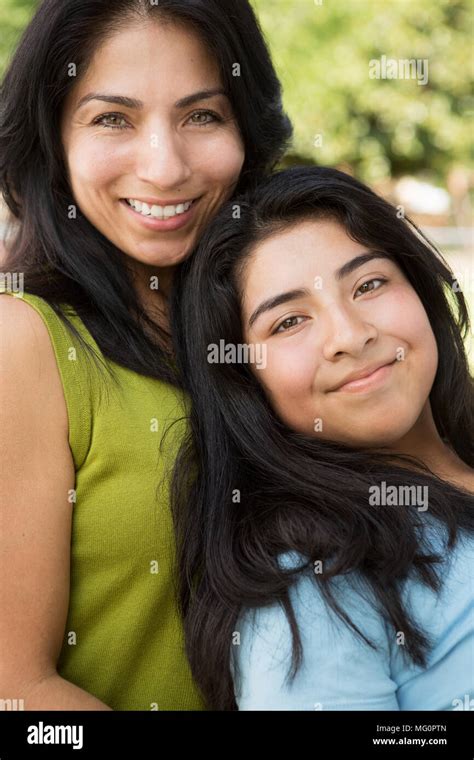 Hispanic Mother And Daughter Stock Photo Alamy