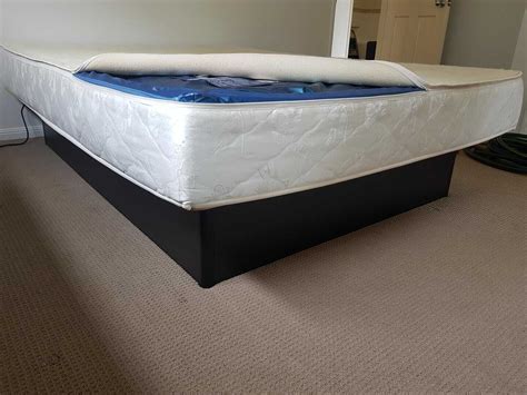 Queen Soft Side Waterbed Complete New 3 Layer Mattress Ebay
