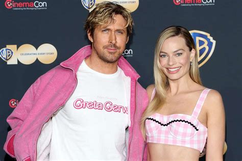 Margot Robbie And Ryan Gosling Rock Pink Looks To Promote Barbie