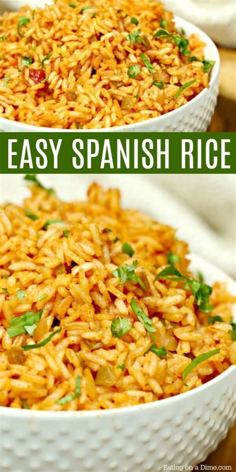 This Recipe For Homemade Spanish Rice Tastes Just Like The Restaurants Try This Easy Spanish