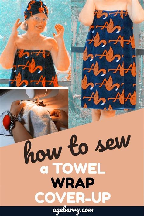 How To Make A Towel Wrap Plus A Head Wrap Pattern Towel Wrap Hair