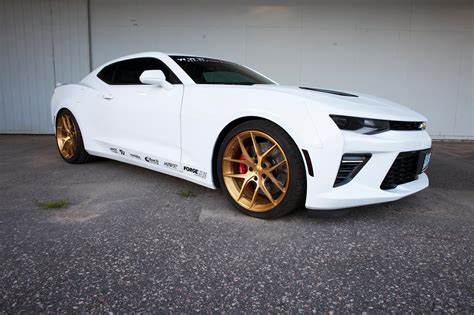 Living A Low Life Custom White Chevy Camaro — Gallery