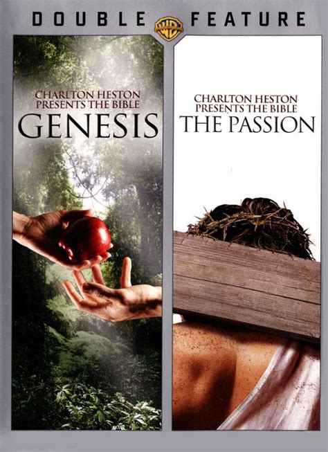 best buy charlton heston presents the bible genesis the passion [2 discs] [dvd]