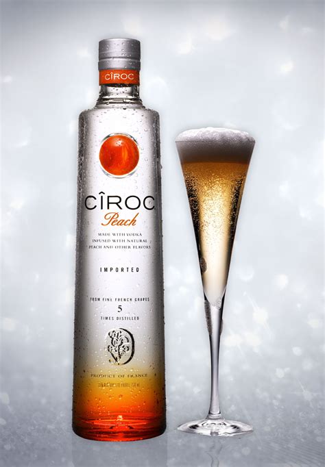 Ciroc Peach Soiree Koktél Recept Ciroc Peach Vodka Pezsgő Vodka