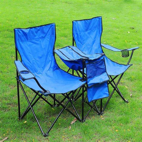 Portable Folding Picnic Double Chair Wumbrella Table Cooler Beach Camping Chair Ebay
