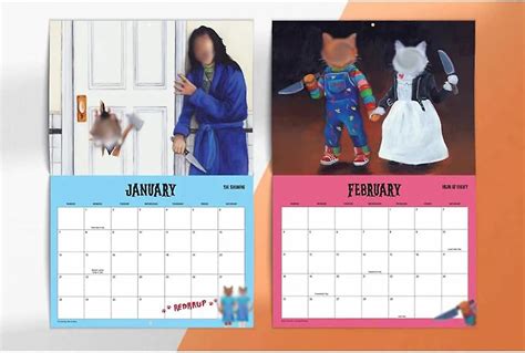 Calendario Mensual Scaredy Cats 2024 Calendario Scaredy Cats 2024