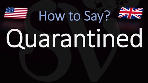 How To Pronounce Quarantined Correctly Youtube