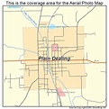 Aerial Photography Map of Plain Dealing, LA Louisiana