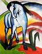 Franz Marc - Blaues Pferd k94449 90x120cm Expressionismus Ölgemälde | eBay