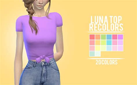 Love4sims4 Maxis Match Clothes Sims 4 Clothing Sims 4 Maxis Match Tops