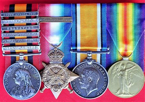Boer War And Ww1 Medal Group Wounded Ladysmith Ex Seaman Johns Devonshire