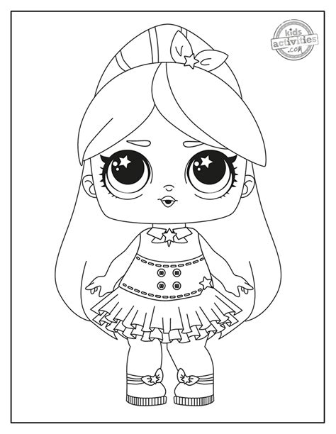 Free Printable Lol Coloring Pages Free Doll Coloring Pages Kids