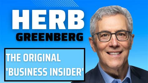 Herb Greenberg On The Golden Era Of Business Journalism Youtube