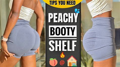 Peachy Booty Shelf In 14 Days Floor Only No Squats Round Curvy Butt At Home Youtube