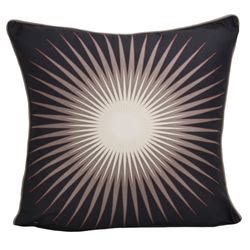 Tribal Dream Starburst Pillow Black Square Touch Of Class