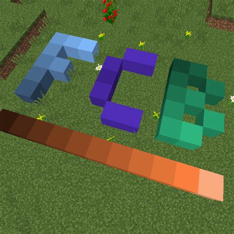 Flat Colored Blocks Mods Minecraft